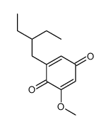 2-(2-ethylbutyl)-6-methoxycyclohexa-2,5-diene-1,4-dione Structure