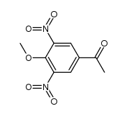 1-(4-methoxy-3,5-dinitro-phenyl)-ethanone结构式