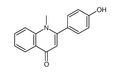 2-(4-hydroxyphenyl)-1-methylquinolin-4(1H)-one Structure