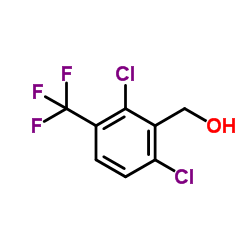 2,6-Dichloro-3-(trifluoromethyl)benzyl alcohol结构式