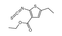 3-Thiophenecarboxylicacid,5-ethyl-2-isothiocyanato-,ethylester(9CI)结构式