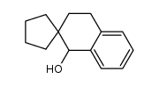 3',4'-dihydro-1'H-spiro[cyclopentane-1,2'-naphthalen]-1'-ol结构式