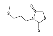 3-[3-(Methylsulfanyl)propyl]-2-thioxo-1,3-thiazolidin-4-one结构式