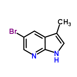 5-Bromo-3-methyl-1H-pyrrolo[2,3-b]pyridine Structure