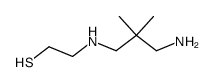 Ethanethiol,2-[(3-amino-2,2-dimethylpropyl)amino]-结构式