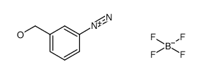 3-(hydroxymethyl)benzenediazonium tetrafluoroborate结构式