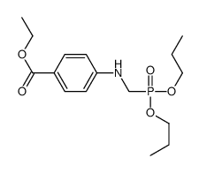ethyl 4-(dipropoxyphosphorylmethylamino)benzoate Structure
