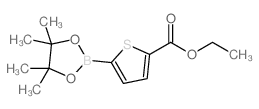Ethyl 5-(4,4,5,5-tetramethyl-1,3,2-dioxaborolan-2-yl)thiophene-2-carboxylate Structure