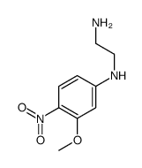 N'-(3-methoxy-4-nitrophenyl)ethane-1,2-diamine Structure