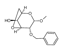 methyl 2-O-benzyl-3,6-anhydro-α-D-galactopyranoside Structure