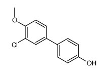 4-(3-chloro-4-methoxyphenyl)phenol结构式