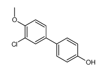 4-(3-chloro-4-methoxyphenyl)phenol Structure