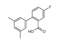 2-(3,5-dimethylphenyl)-5-fluorobenzoic acid Structure