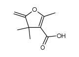 2,4,4-trimethyl-5-methylene-4,5-dihydro-3-furoic acid Structure