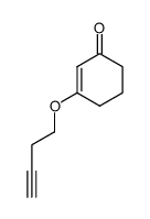 2-Cyclohexen-1-one,3-(3-butynyloxy)-(9CI)结构式