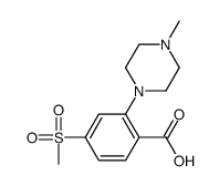 2-(4-METHYLPIPERAZIN-1-YL)-4-(METHYLSULFONYL)BENZOIC ACID picture