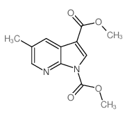 5-甲基-1H-吡咯并[2,3-b]吡啶-1,3-二羧酸二甲酯图片