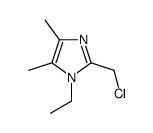 2-Chloromethyl-1-ethyl-4,5-dimethyl-1H-imidazole Structure