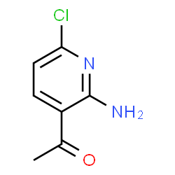 1-(2-amino-6-chloropyridin-3-yl)ethan-1-one Structure