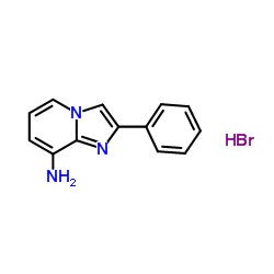 2-Phenylimidazo[1,2-a]pyridin-8-amine hydrobromide (1:1)结构式