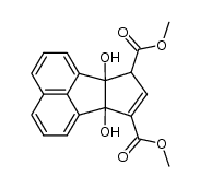 7-endo-dimethyl 6b,9a-dihydro-6b,9a-dihydroxy-7H-cyclopent[a]acenaphthylene-7,9-dicarboxylate结构式