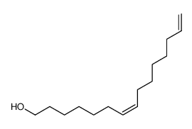 (Z)-7,14-pentadecadien-1-ol Structure