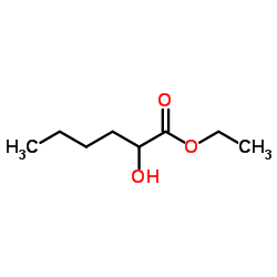 Ethyl 2-hydroxyhexanoate结构式