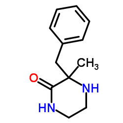 3-Benzyl-3-methyl-2-piperazinone Structure