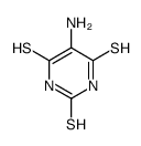 5-amino-6-sulfanyl-1H-pyrimidine-2,4-dithione Structure