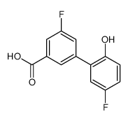 3-fluoro-5-(5-fluoro-2-hydroxyphenyl)benzoic acid Structure