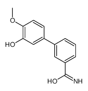 3-(3-hydroxy-4-methoxyphenyl)benzamide结构式