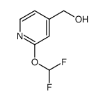 (2-(difluoromethoxy)pyridin-4-yl)Methanol结构式