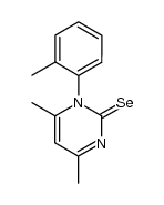 4,6-dimethyl-1-(o-tolyl)pyrimidine-2(1H)-selenone Structure