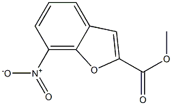 methyl 7-nitrobenzofuran-2-carboxylate结构式