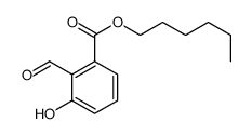 hexyl 2-formyl-3-hydroxybenzoate结构式