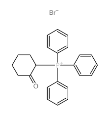 Phosphonium,(2-oxocyclohexyl)triphenyl-, bromide (1:1) structure