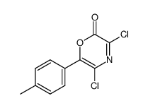 2H-1,4-Oxazin-2-one,3,5-dichloro-6-(4-methylphenyl)- Structure