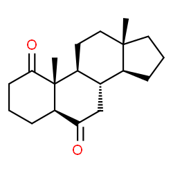 5α-Androstane-1,6-dione Structure