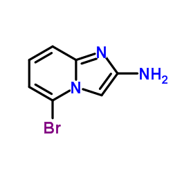 5-Bromoimidazo[1,2-a]pyridin-2-amine结构式