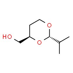 1,3-Dioxane-4-methanol,2-(1-methylethyl)-,trans-(9CI) Structure