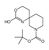 tert-butyl 2-oxo-3-oxa-1,8-diazaspiro[5.5]undecane-8-carboxylate structure