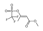 methyl 3-(trifluoromethylsulfonyloxy)but-2-enoate Structure