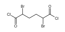 2,5-dibromohexanedioyl dichloride Structure