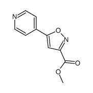 Methyl 5-(4-Pyridyl)isoxazole-3-carboxylate Structure