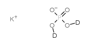 Phosphate monobasic-d2 potassium structure