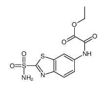 ethyl 2-oxo-2-[(2-sulfamoyl-1,3-benzothiazol-6-yl)amino]acetate Structure