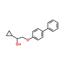 1-cyclopropyl-2-(4-phenylphenoxy)ethanol Structure