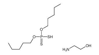 O,O-dipentyl hydrogen dithiophosphate, compound with 2-aminoethanol (1:1) structure