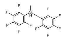 methyl-bis(2,3,4,5,6-pentafluorophenyl)silane结构式