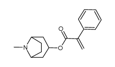 2-phenyl-acrylic acid tropan-3-yl ester结构式